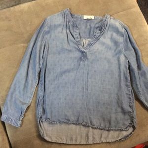 Cloth & Stone tencel shirt, 3/4 sleeve